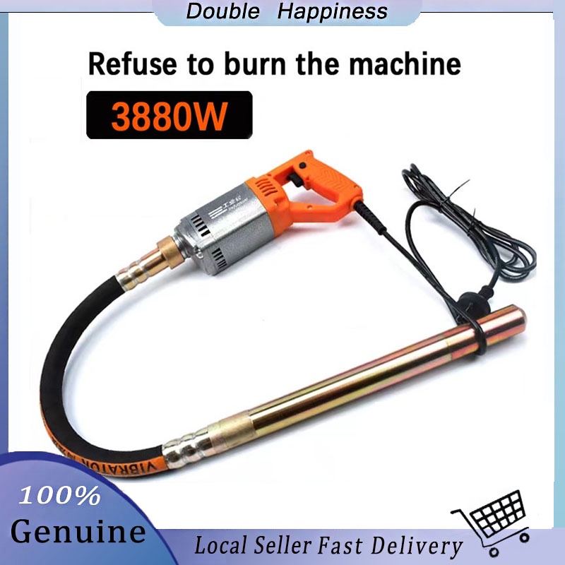 Small Single Phase 220v Portable Concrete Vibrator Cement Plugin