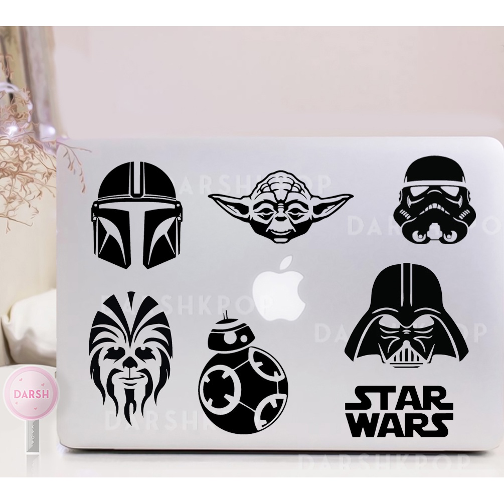 Star wars Squad Darth Vader Waterproof Decals Car Tumbler Motorcycle