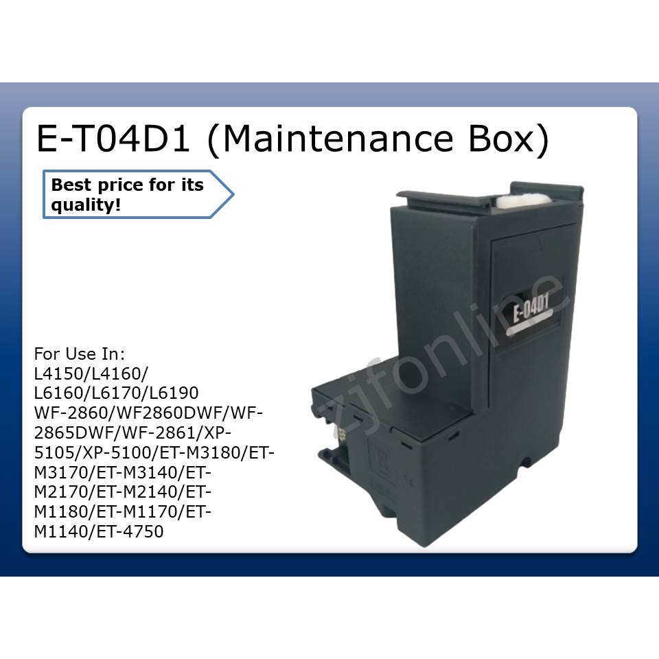 Maintenance Box E04d1 E04d100 For Epson L14150 L6160 L6170 L6190 L6260 L6270 L6290 M1140 M2140 9124