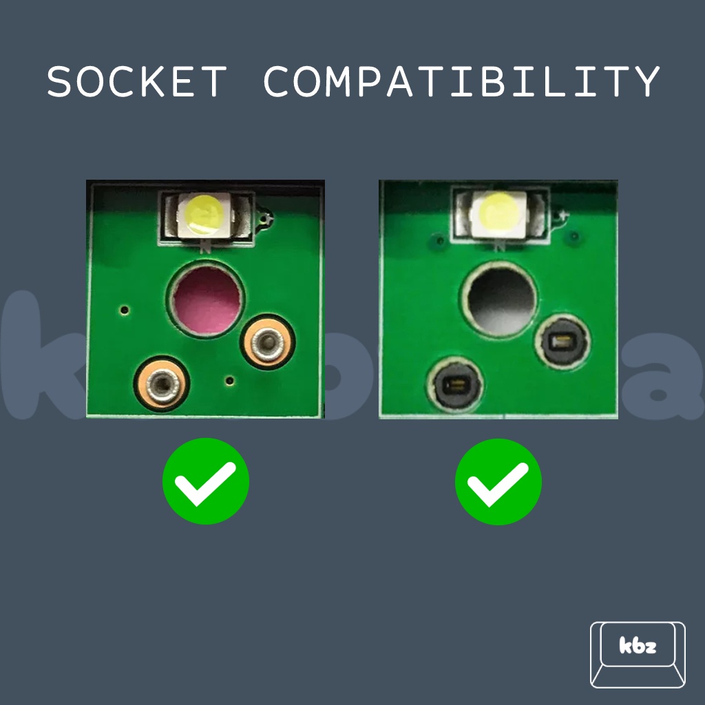 Outemu Silent White Linear Switch Mechanical Keyboard Switch SMD LED 3