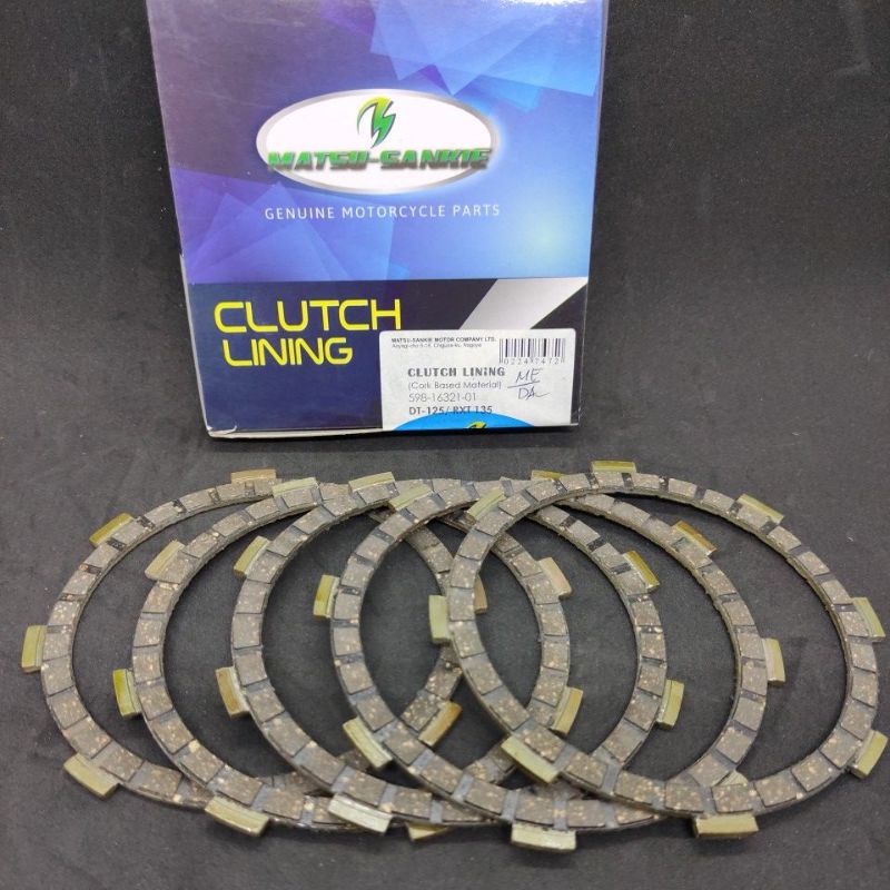 Yamaha DT 125 Clutch Lining set ORIGINAL JAPAN | Shopee Philippines