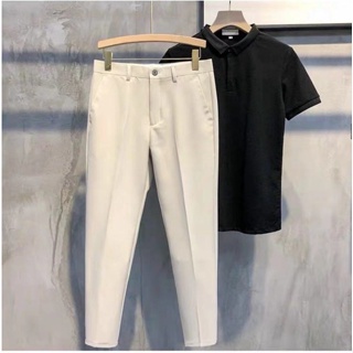 Huilishi Korean Wide Leg Pants for Men 3 Colors Slacks Trouser