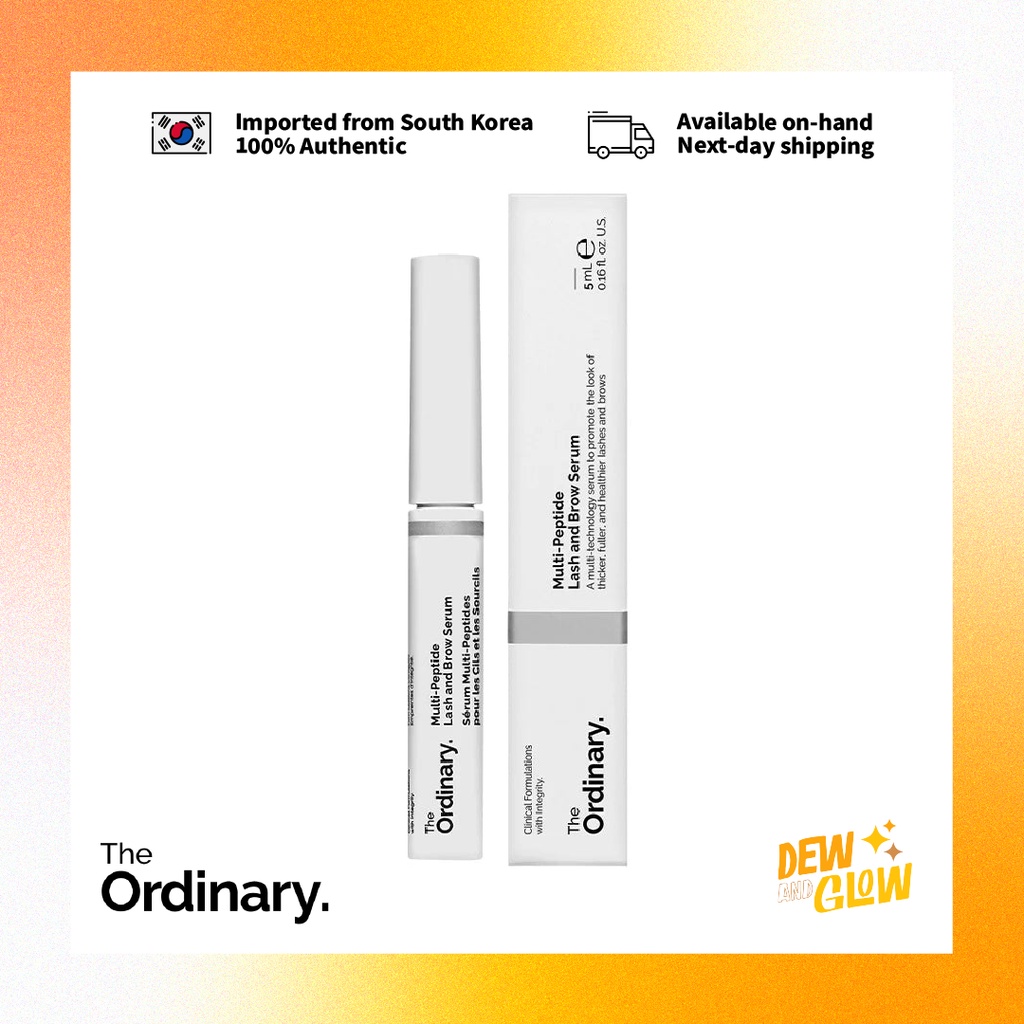 The Ordinary Multi Peptide Lash And Brow Serum 5ml Shopee Philippines