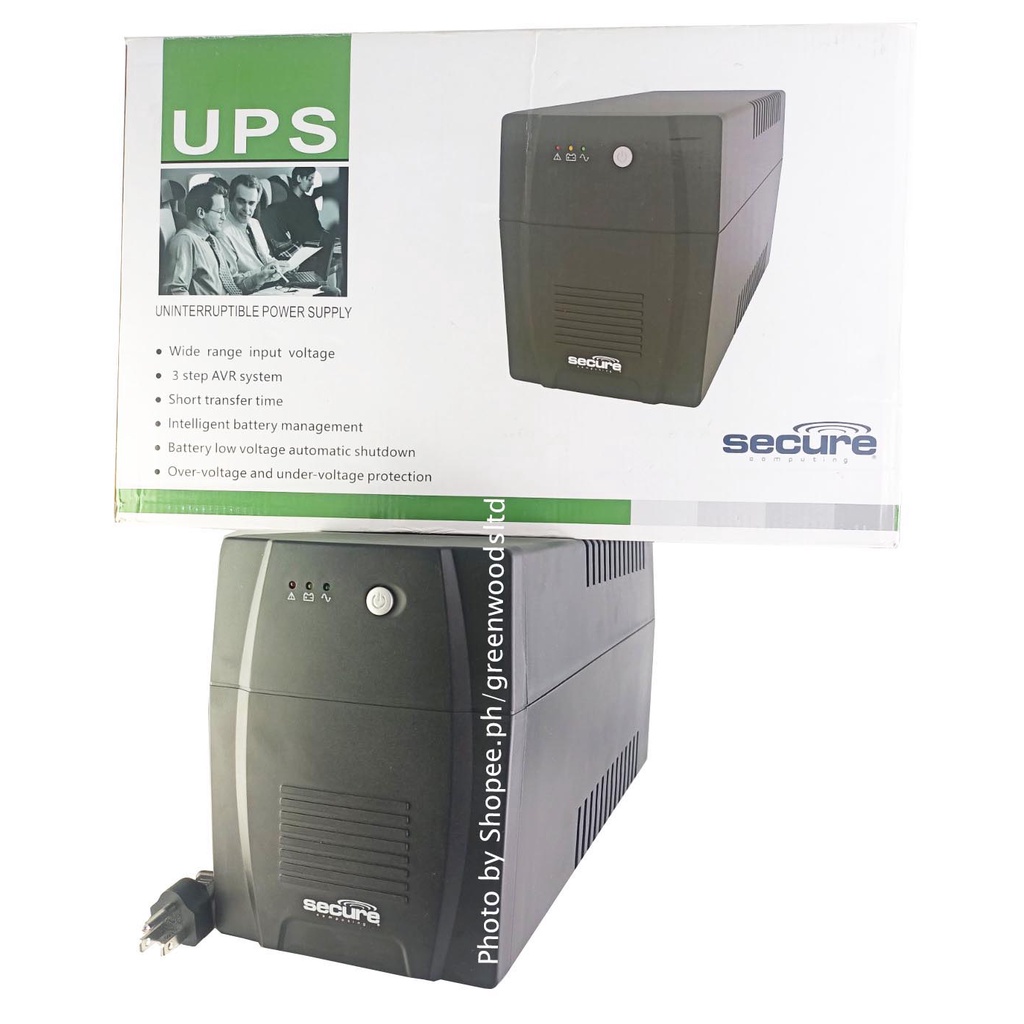 Secure UPS 4000VA Uninterruptible Power Supply S3 GW_S3 | Shopee ...