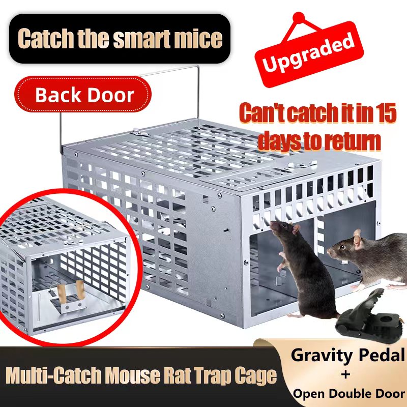 KUAIBU Mice Rodent Catcher Mousetrap cage Pest Reject Rat trap Cage ...