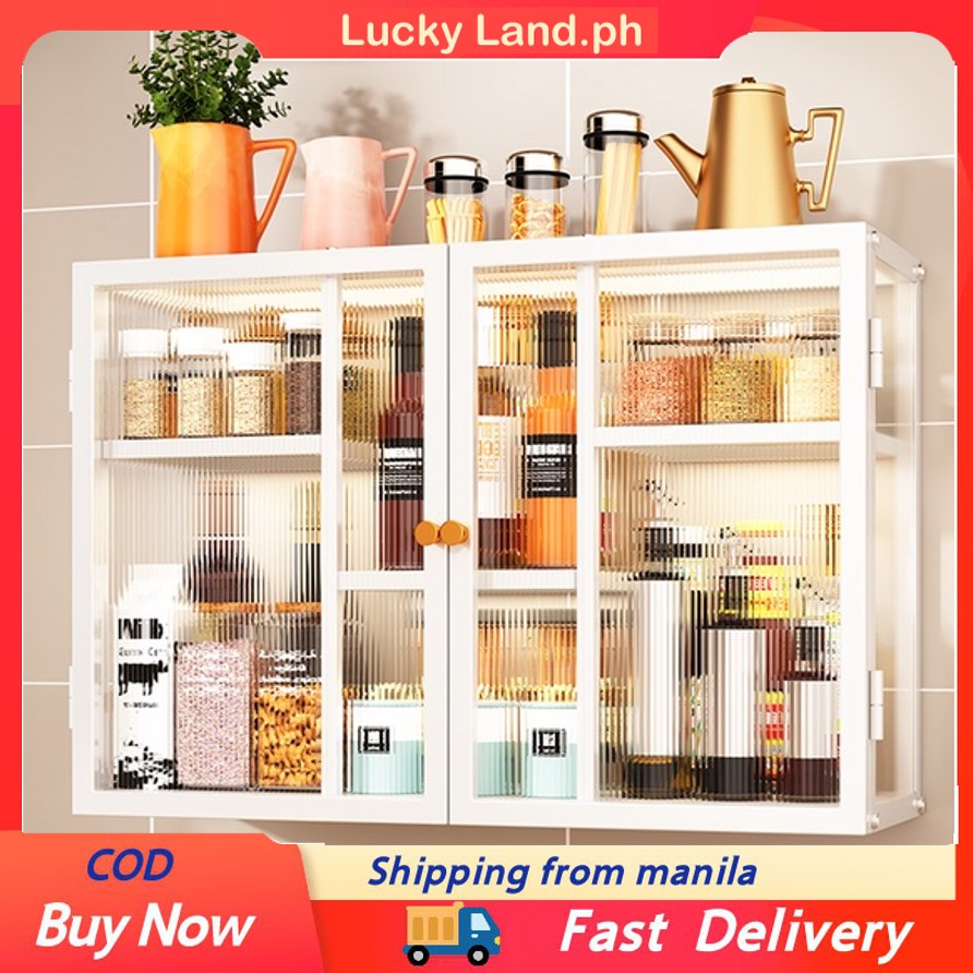 COD Wall Rack 2Tier Shelf Wall cabinet Spice Rack Kitchen Organizer ...