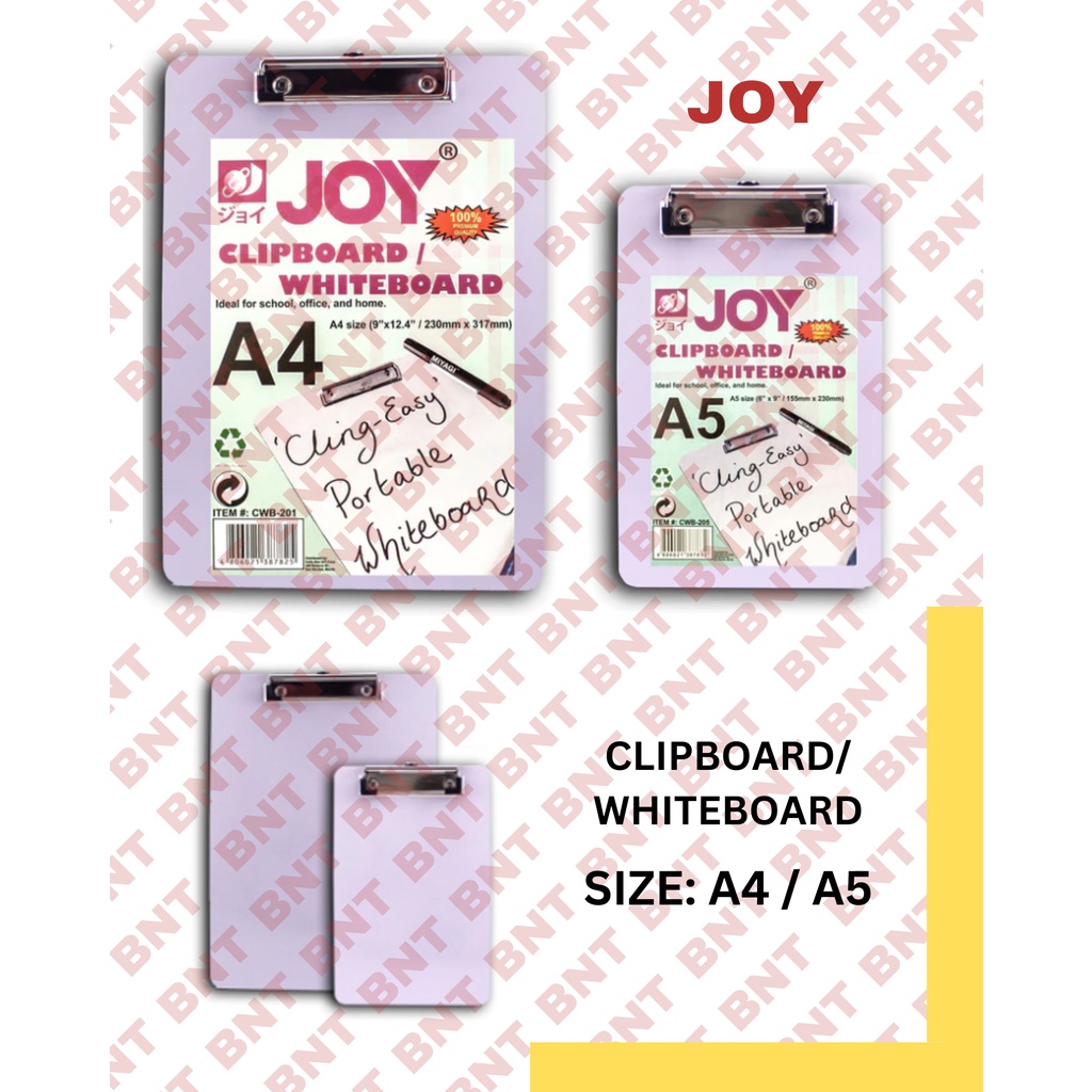Joy Clipboard Whiteboard (2IN1) A4/A5 1PC Shopee Philippines