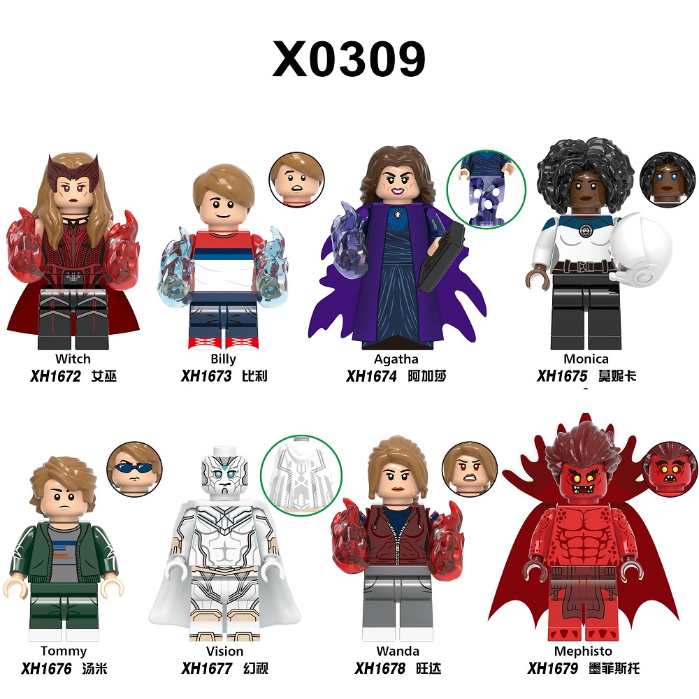 New Minifigures Building Blocks Action Figures Model Educational Toys