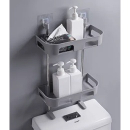 2 Layer Toilet Rack Organizer Bathroom Rack Bathroom Shelf Bathroom ...