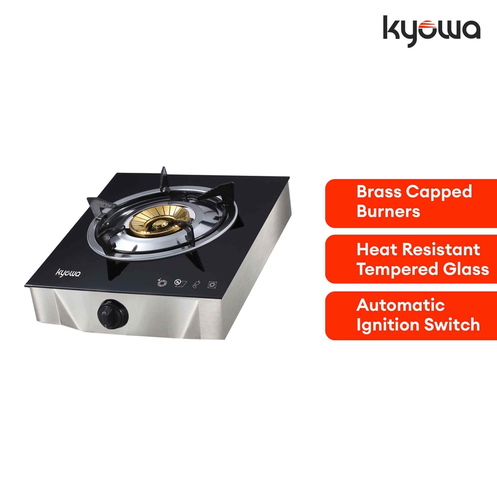 Kyowa Glass Top Single Burner Gas Stove KW3565 Shopee Philippines