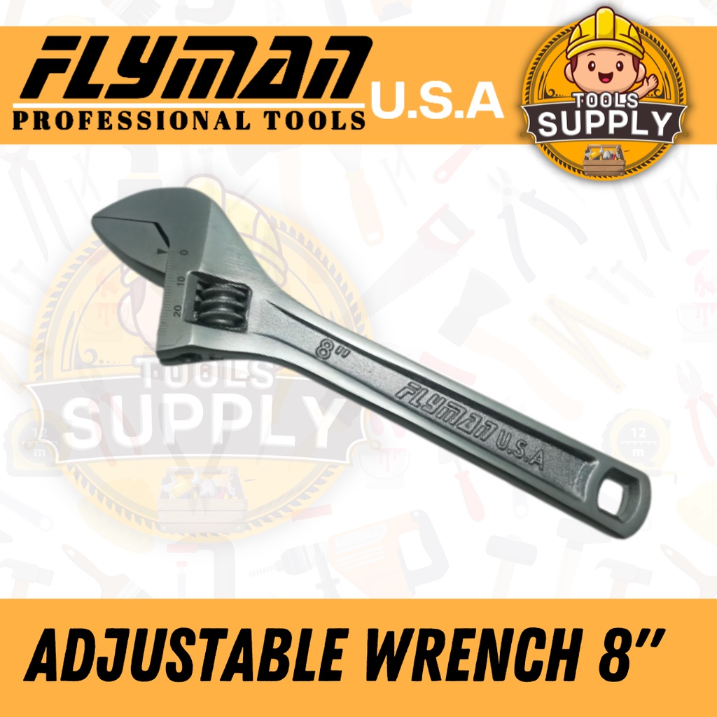 T.S Flyman Adjustable Wrench 8