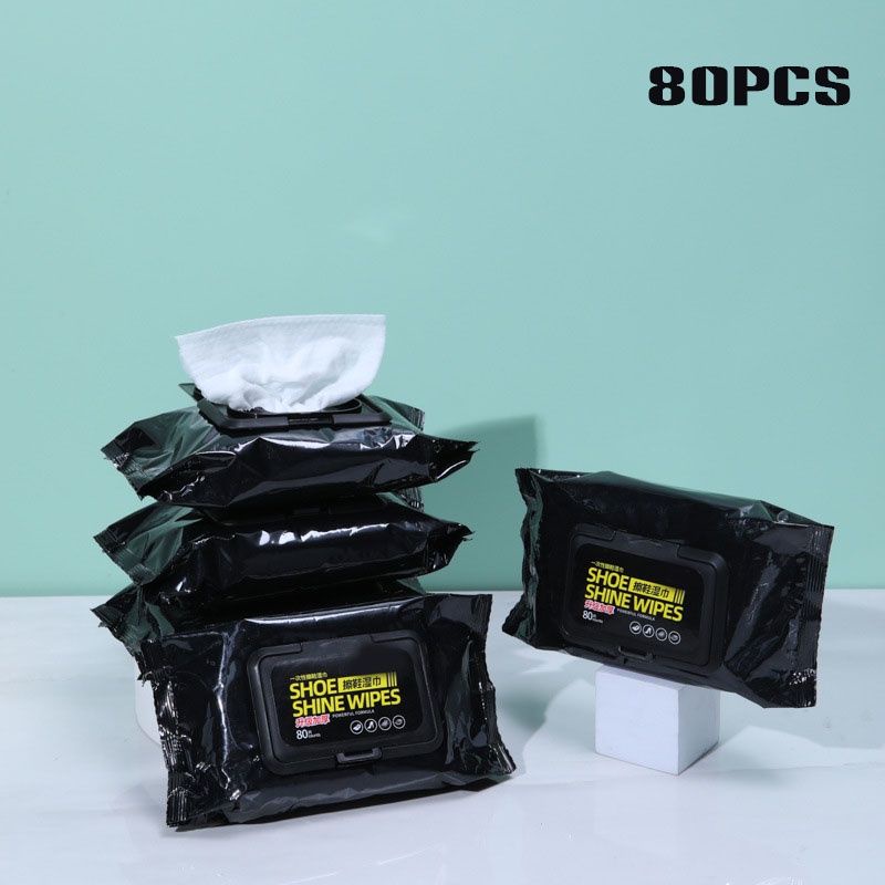 Shoe Wipes Shoe Cleaner Disposable Wet Wipes Leather Shoes Sandals