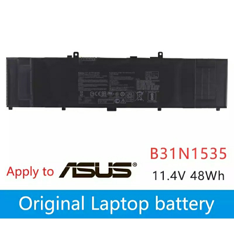 Batteria Exmate B31N1535 Per Asus Zenbook UX310, UX410, UX3410 | 48Wh/4240mAh, 11.4V, Compatibile Con 0B200-02020000 - 4