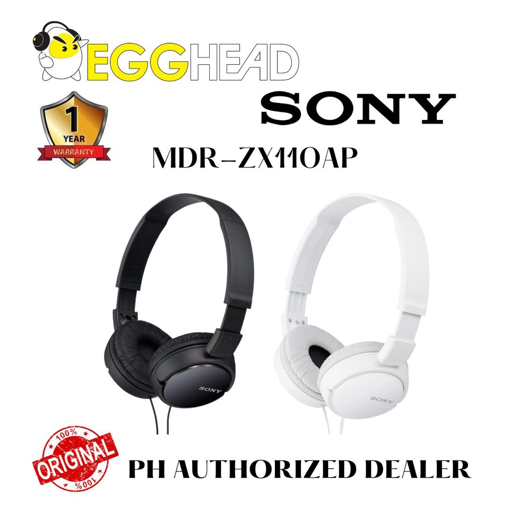 Sony MDRZX110AP Wired OnEar Headphones Shopee Philippines
