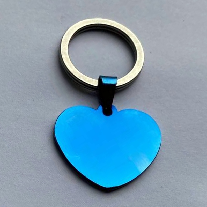 Personalized Custom heartshaped Photo Keychain Engrave Special Date