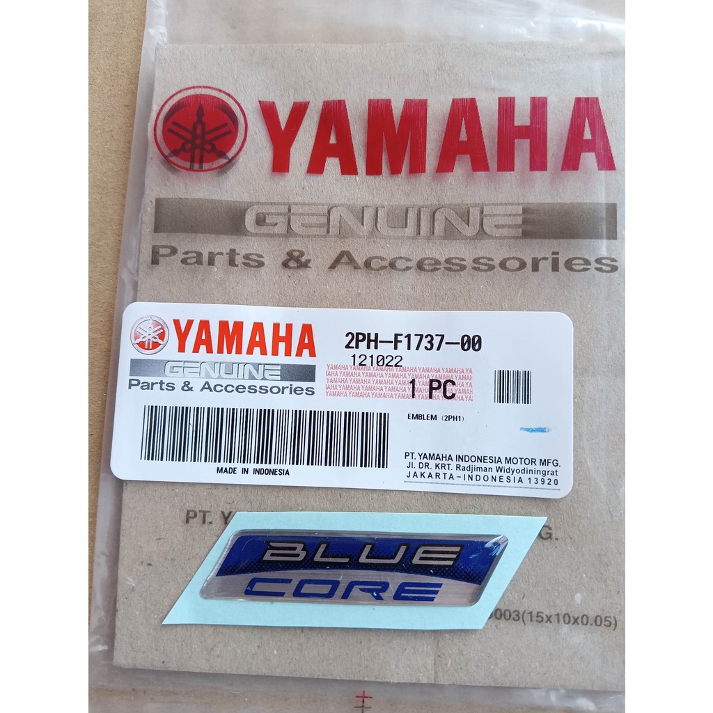 BLue Core Gel Emblem Yamaha Genuine | Shopee Philippines
