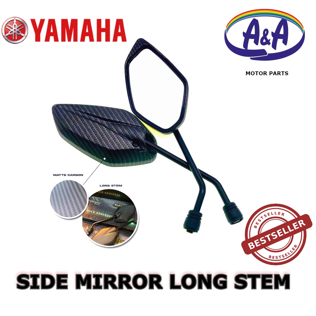 YAMAHA NMAX SIDE MIRROR LONG STEM CARBON COD Shopee Philippines