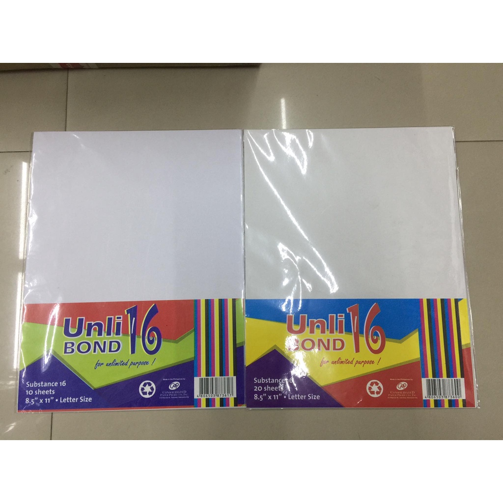 PREMIERE BOND PAPER SUBS 16 BY PACK (brand may vary) | Shopee Philippines