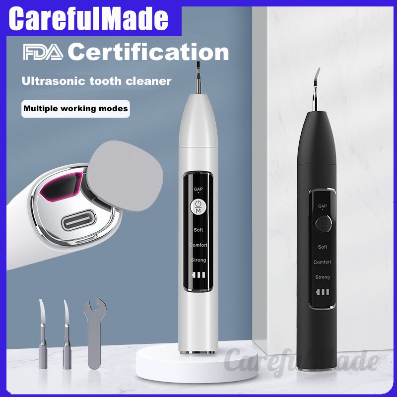 Electric Ultrasonic Dental Scaler Tooth Tartar Remover Smart Teeth ...