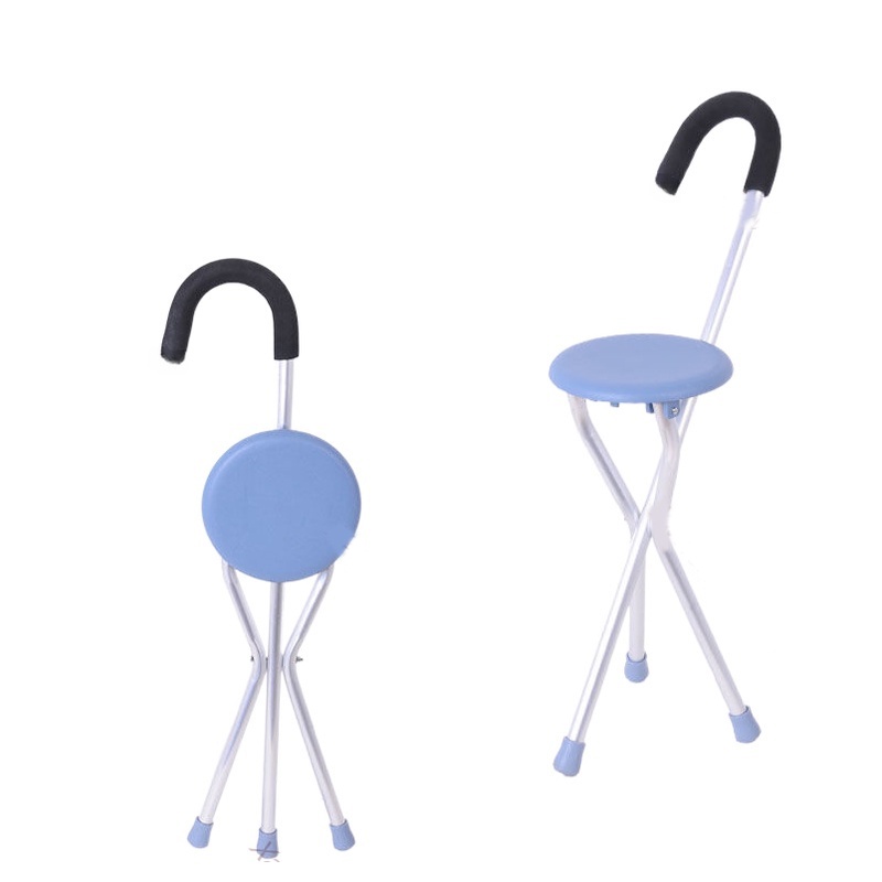 Cane Seat Combo 400 LBS Capacity Portable Cane Stool Handy Folding ...
