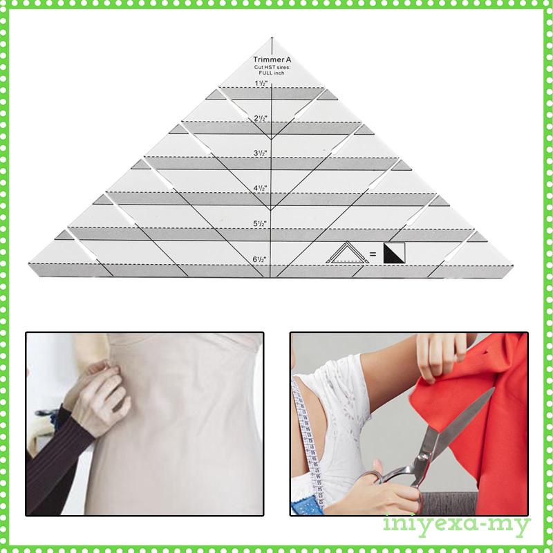 [iniyexaMY] Acrylic Quilting Template Set Sewing Machine Ruler DIY Hand Patchwork Quilting Ruler