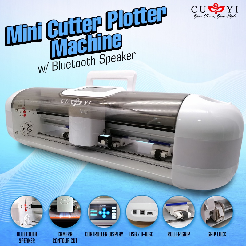 Cuyi Mini Cutter Plotter Bluetooth Touch Screen 12 Inch Vinyl Decal