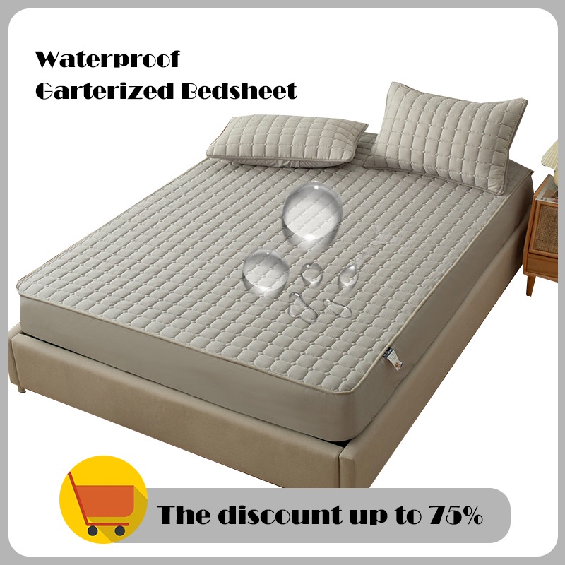 Waterproof Fitted Bed Sheet Mattress Protector Cover Nonslip Mattress