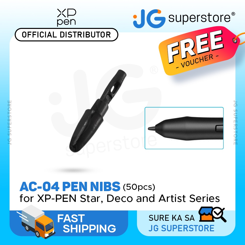 XPPen AC04 Nibs for XPPen BatteryFree Stylus Pens and XPPen Drawing