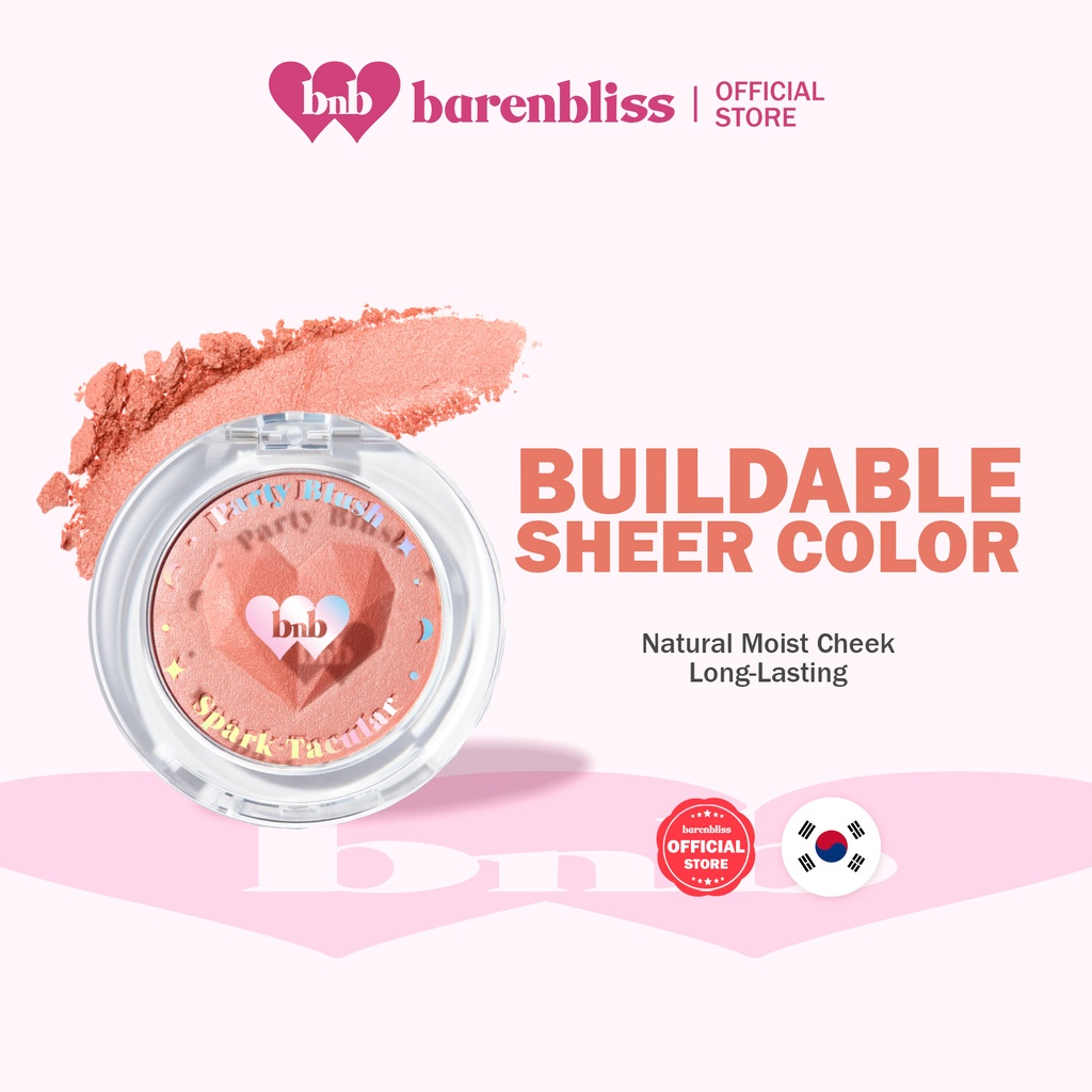 barenbliss BNB Spark-Tacular Party Blush On Korea | Shopee Philippines