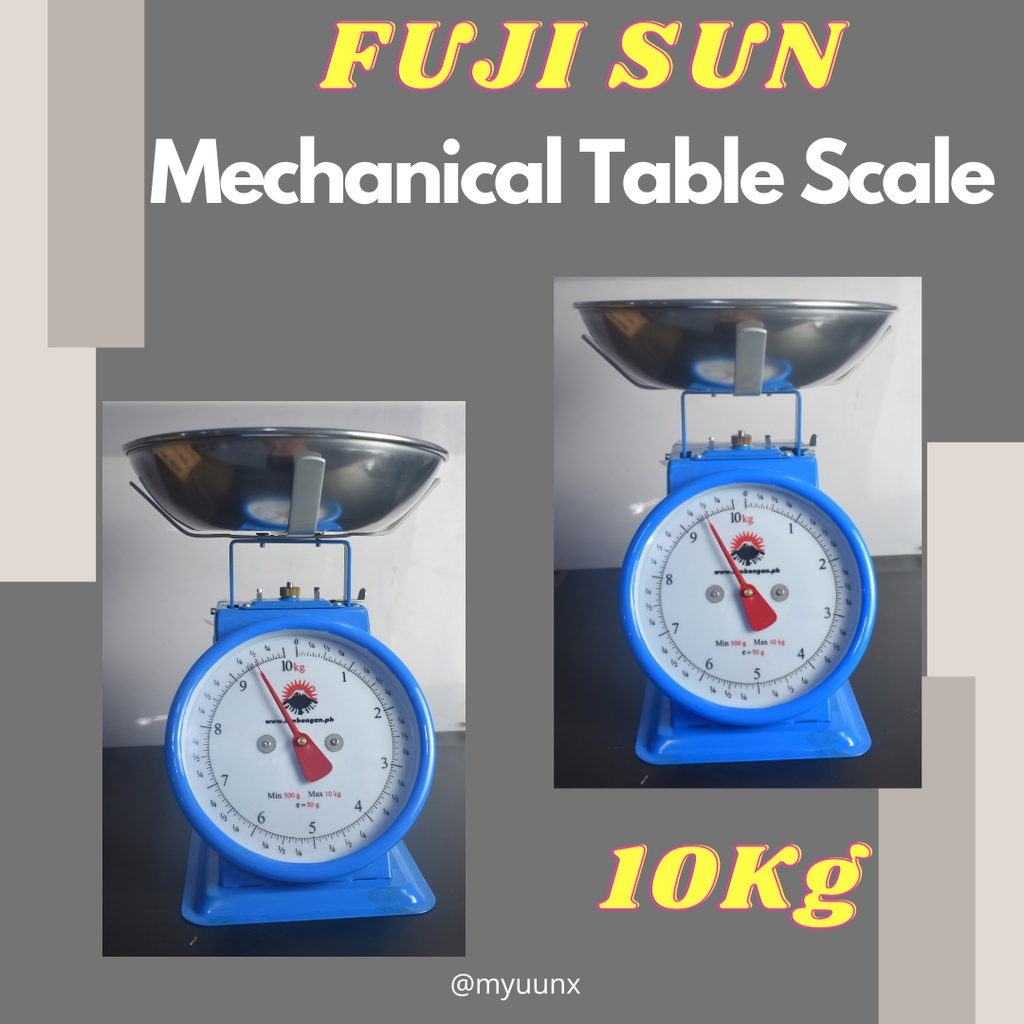 FUJI SUN Mechanical Table Scale/Weighing Scale 10kg Capacity | Shopee ...