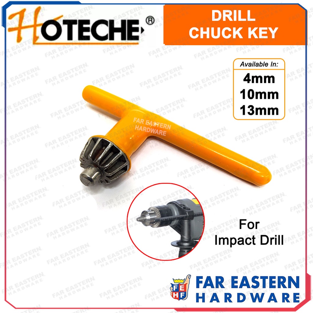 Chuck Key for Impact Drill 4mm | 10mm | 13mm HOTECHE | TATARA | Shopee ...