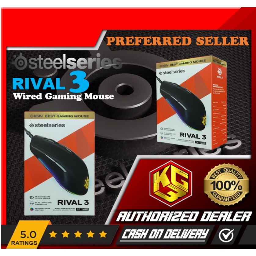 SteelSeries Rival 3 Gaming Mouse | Shopee Philippines