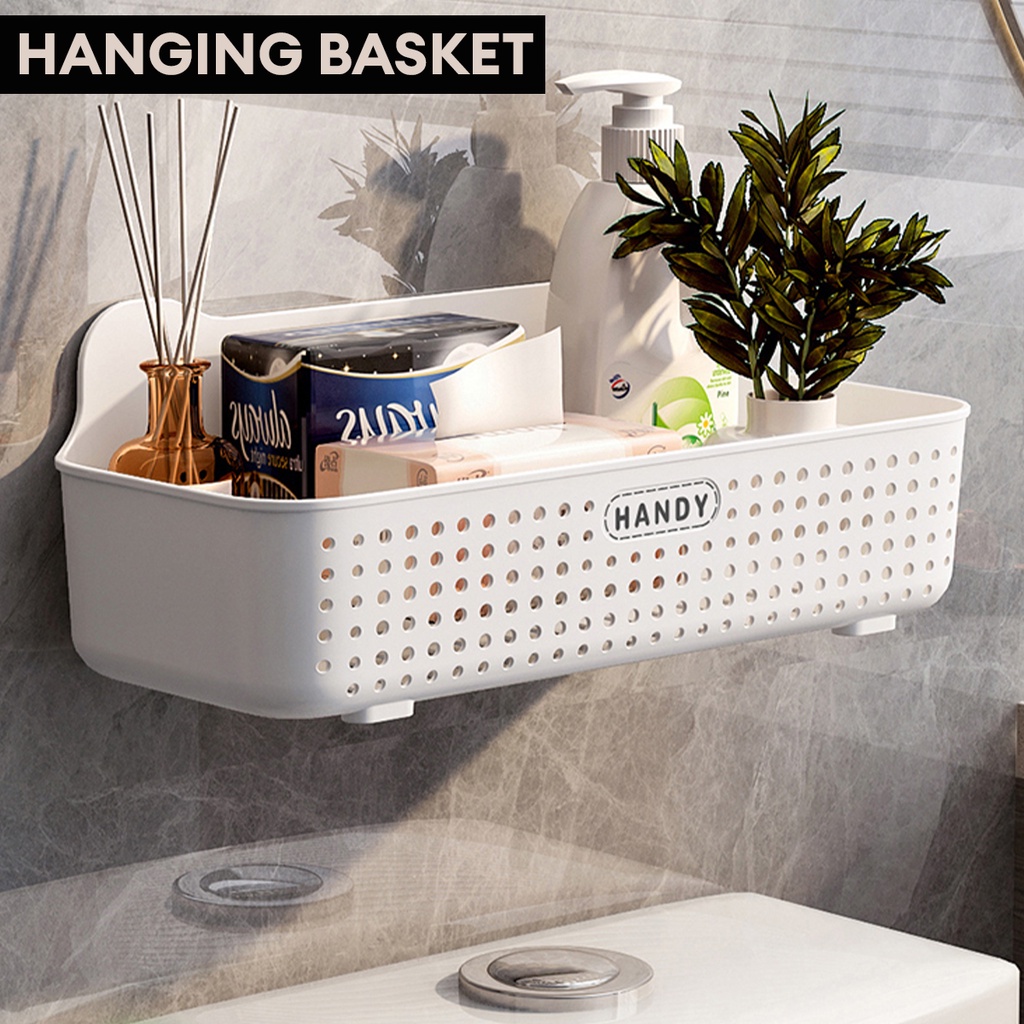 LOCAUPIN Multifunctional Organizer Wall Mounted Bin Breathable Basket