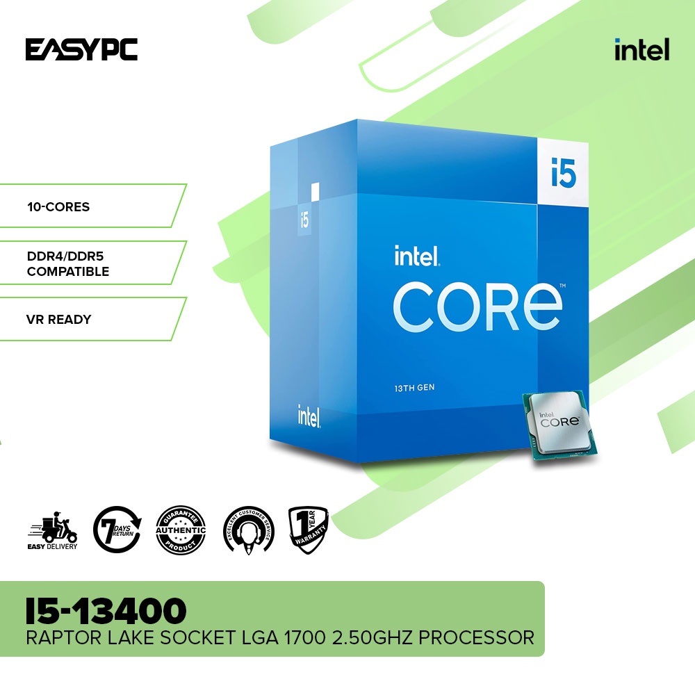 Intel Core i5-13400F (2.5 GHz / 4.6 GHz) - Easy Gaming