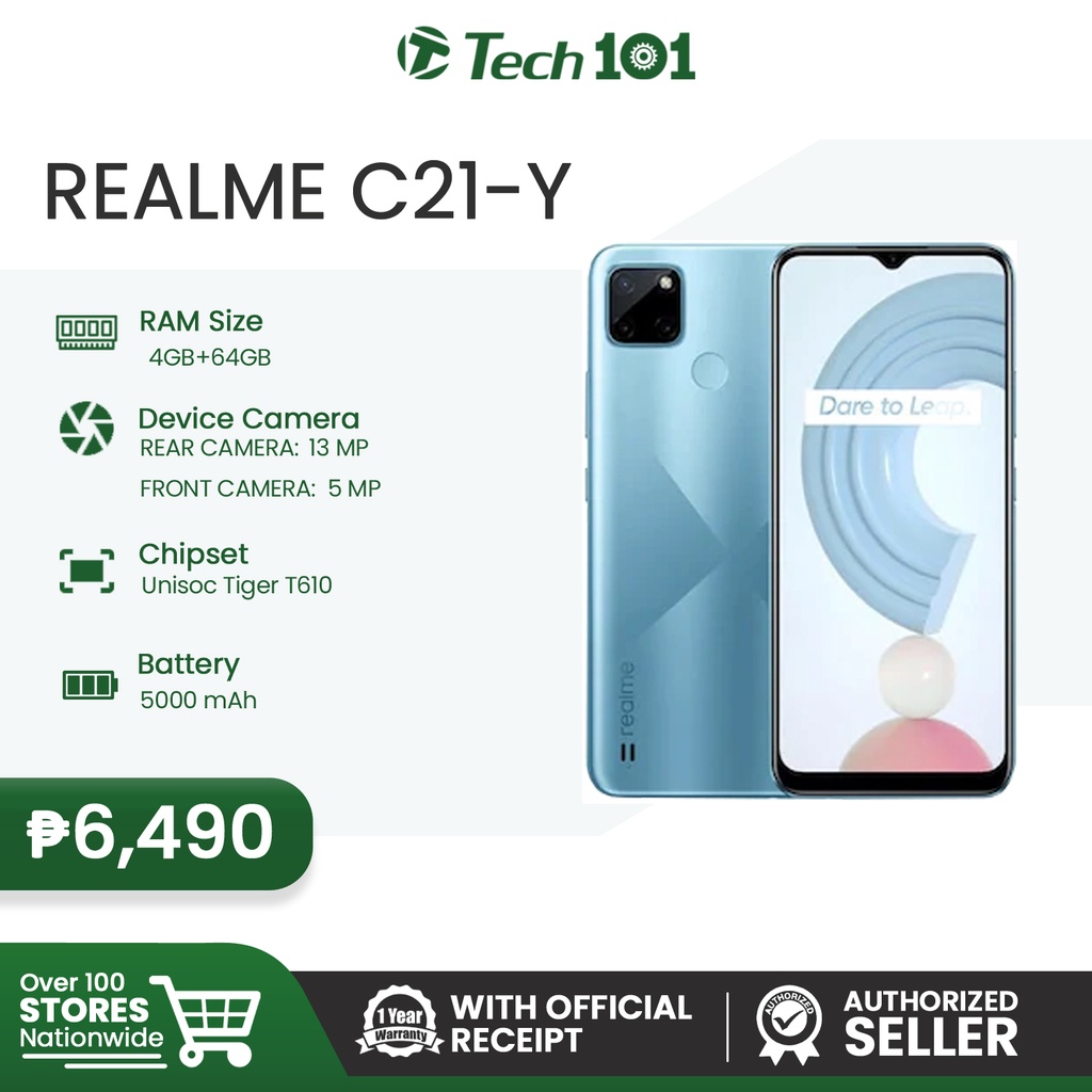 Realme C21Y (4GB+64GB) With Official Receipt With Warranty - Authorized ...