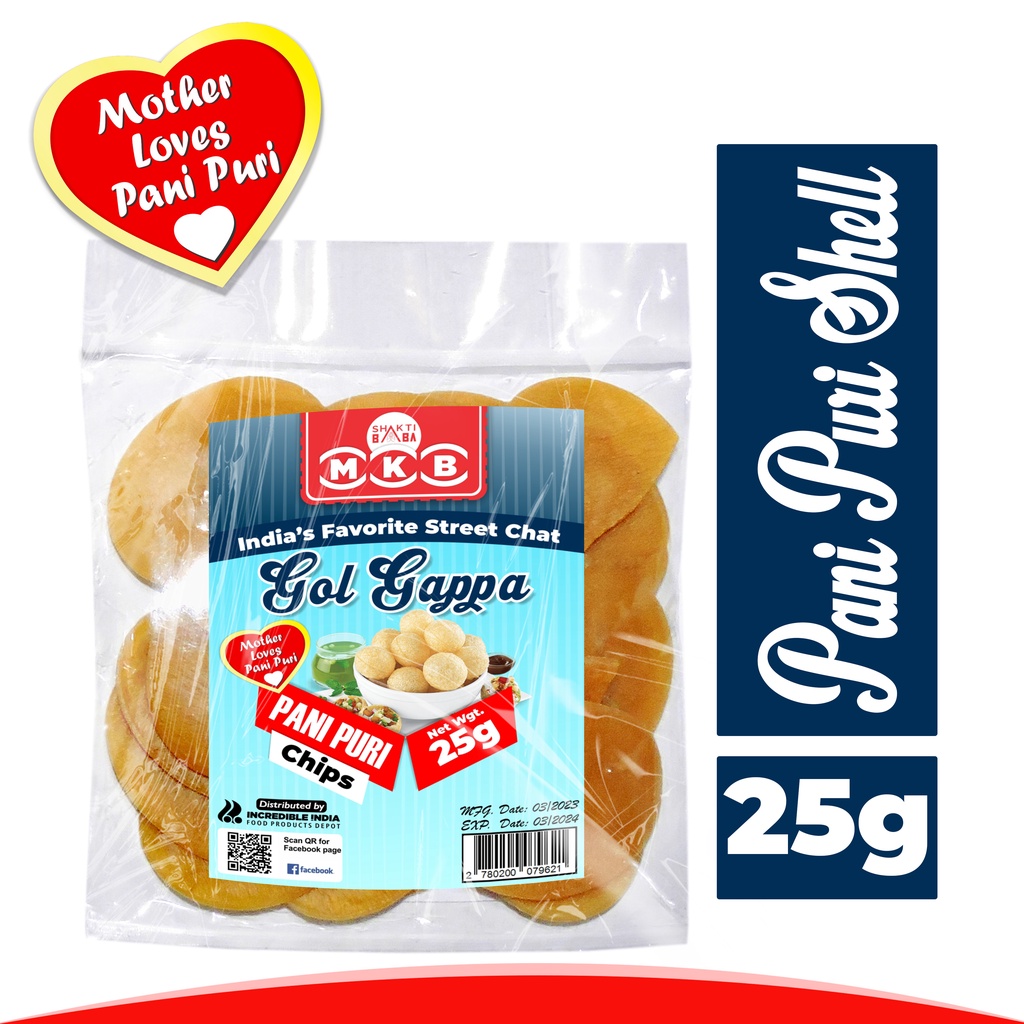 Mother Knows Best Gol Gappa Pani Puri Chips 25g Shopee Philippines