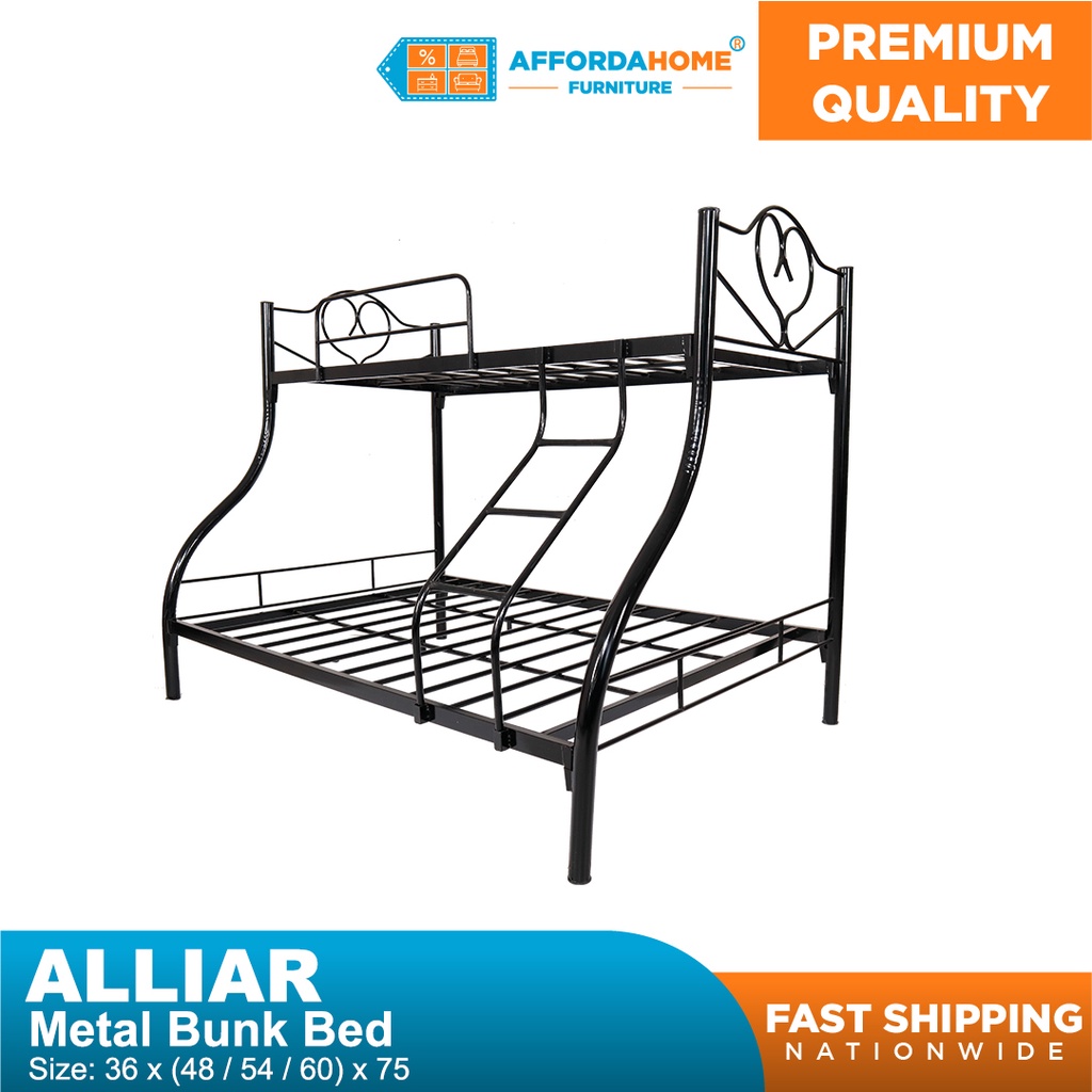 ALLIAR METAL BUNK BED FRAME Affordahome Furniture Shopee Philippines