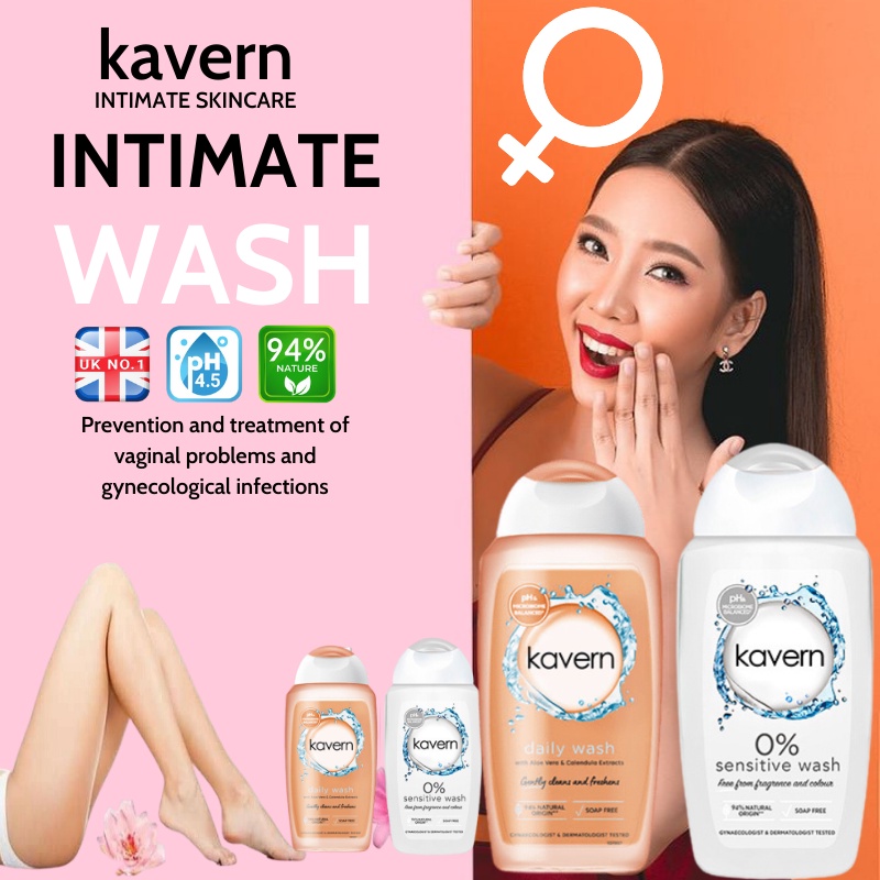 KAVERN intimate wash feminine wash antibacterial private parts wash