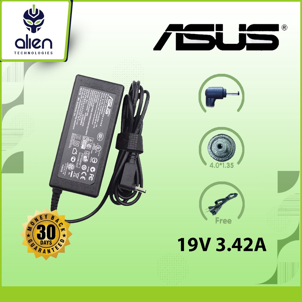 Asus 0A001-00443300 Original USB-C Chargeur 65 Watts EU Wallplug Pour