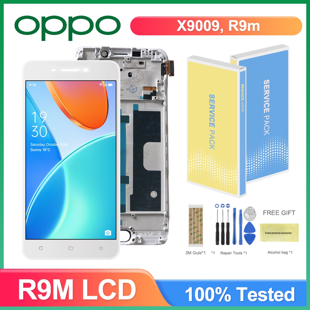 For Oppo F1 Plus R9m LCDDisplay Digital Touch Screen with Frame for ...