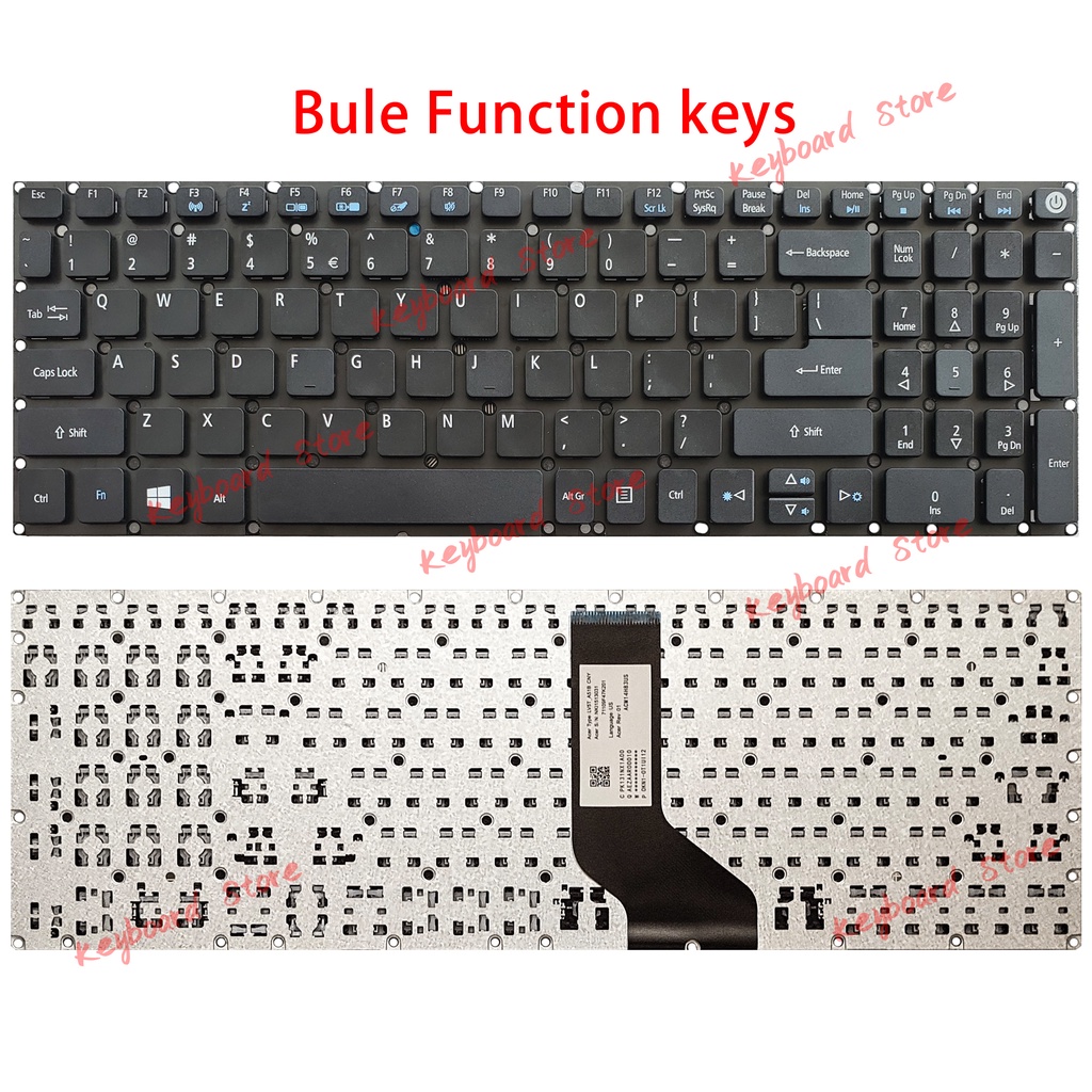 Acer Aspire V15 Nitro VN7-592G-77LB Black Edition Laptop Keyboard
