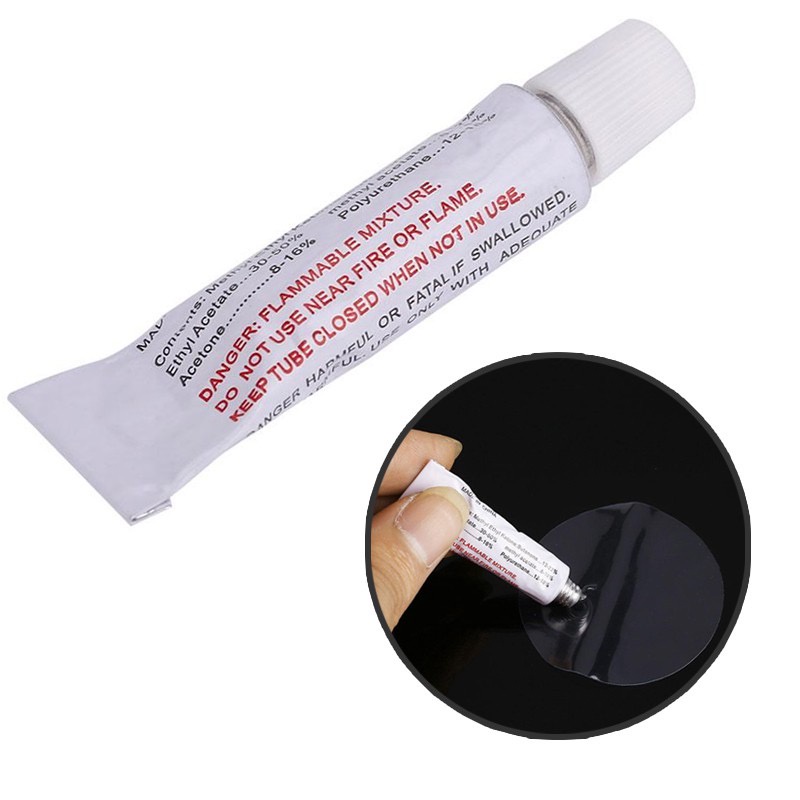PVC Puncture Repair Patch Glue Tool Kit Air Bed Dinghies For Shopee