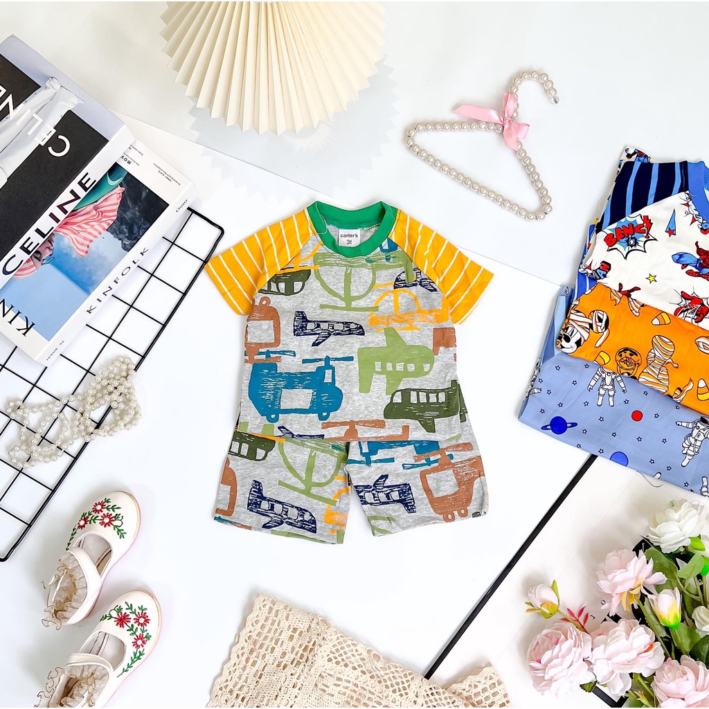 Carters Playset/Terno Shorts for Boys Size 3T to 7T (Runs small 15yo