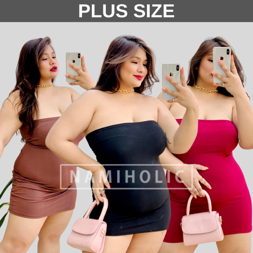 Plus size tube dress online