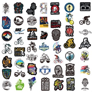 50Pcs/Set Waterproof Bicycle Stickers MTB Bike Sticker Water Bottle ...