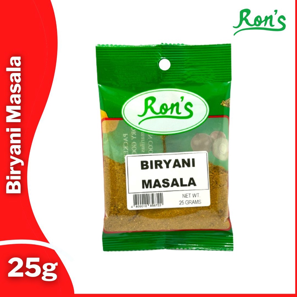 Ron's Biryani Masala High Quality Indian Spices (25G) Shopee Philippines