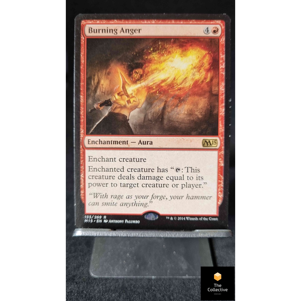 Magic the Gathering - MTG Card Game - Burning Anger - [ID: RB1 ...