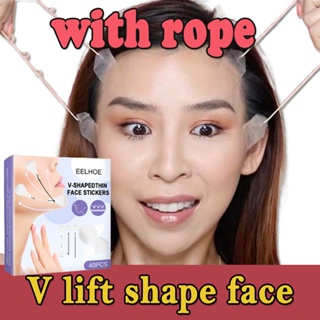 V-Face Lifting Device,V- Face Shaping Massager,Double Chin Reducer,  Breathable Lift Belt, Red Blue LED Photon Face Slimming Vibration Massager  Facial