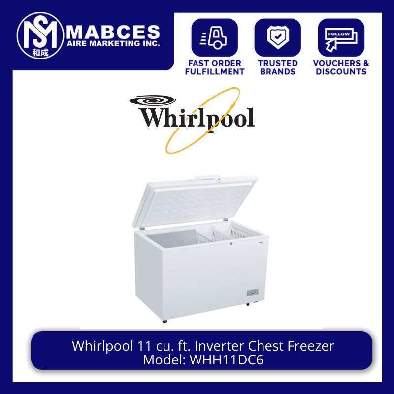 WHIRLPOOL WHH11DC6 11 cu. ft. Inverter Chest Freezer