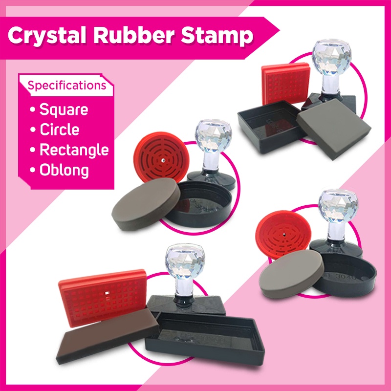 Jumob Size Crystal Thumb Pad for Rubber Stamps Printing Big Size